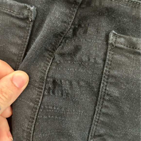 L'AGENCE Margot High-Rise Skinny Jeans Black Noir Premium Denim - Picture 7 of 7